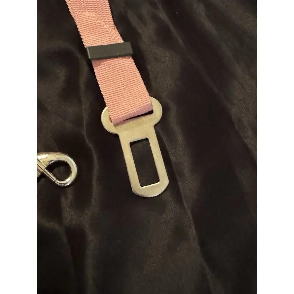 New Pink SEATBELT Dog Pet Car Seat Strap Safety Belt Collar Lead Adjustable